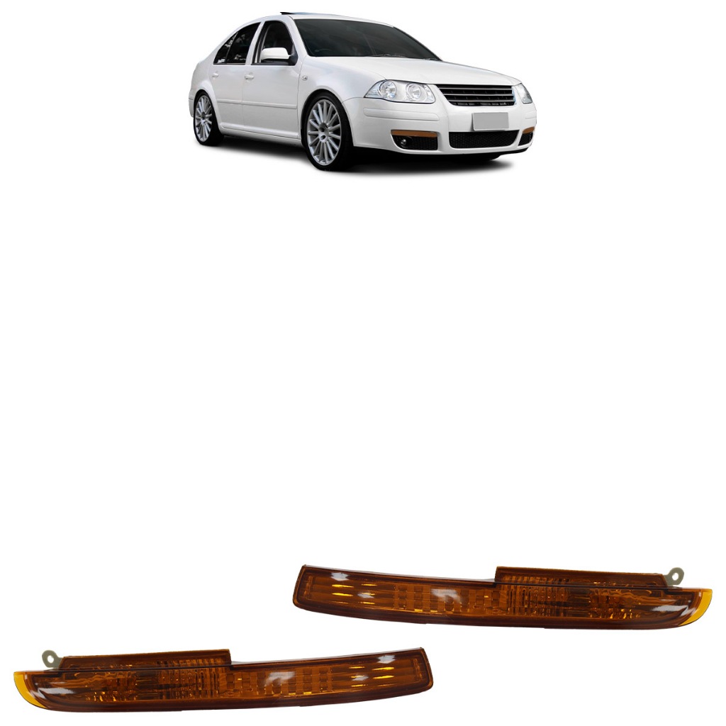 Par Pisca Parachoque Dianteiro Bora 2008 2009 2010 Âmbar em Oferta na Shopee