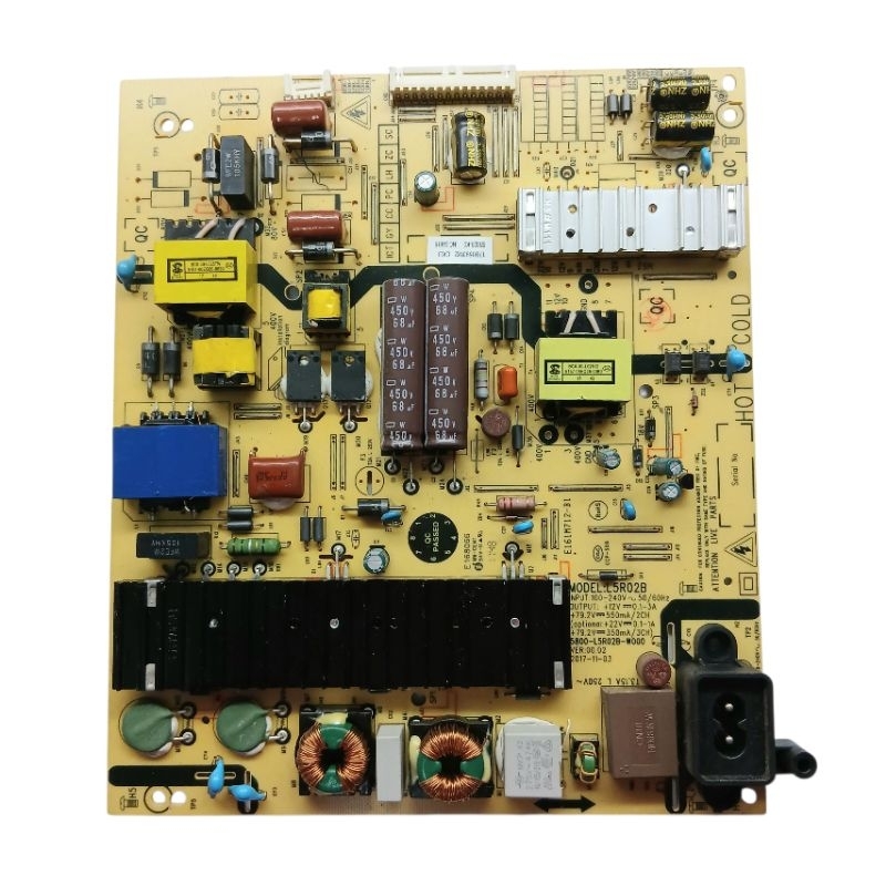 Placa Fonte para *TV* PHILCO - Modelo: L5R02B - Compatível: PTV55U21DSWN/PTV55U21DSWNC/PTV55U21DSWNT - 100/240V~50/60Hz