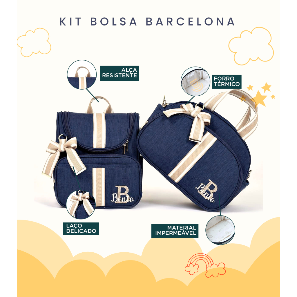 Bolsas Maternidade Personalizado Térmica Impermeável, Coleção Países