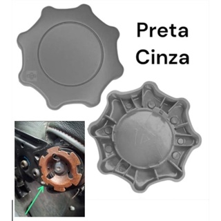 Roldana Manopla Banco Fox Spacefox Amarok Golf Polo Modelo Pressão Cores Preta e Cinza 1 ou 2 Unidades em Oferta na Shopee