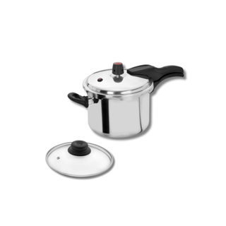Panela De Pressao 4,5 l- Fechamento Externo C/ Tampa De Vidro em Oferta na Shopee