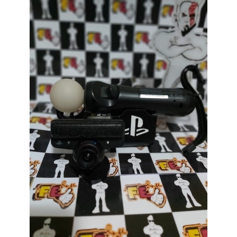 kit Move PS3 Bastão+Camera Original