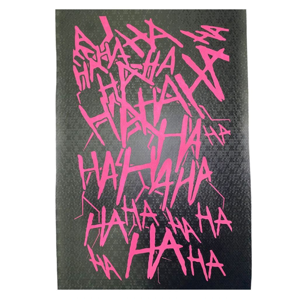 Capa de Banco Moto Rosa Personalizada HA HA HA Titan Fan Start YBR