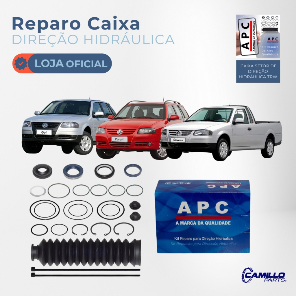 Reparo Caixa Direção Hidraulica Gol Parati G2 G3 G4 Cx Trw em Oferta na Shopee