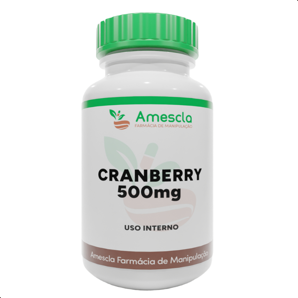 Cranberry 500mg Com 60 ou 120 Cápsulas - Envio Rápido em Oferta na Shopee