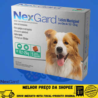Antipulgas e Carrapato Nexgard 2kg a 50kg Para Cães  Produto Original Envio Imediato em Oferta na Shopee