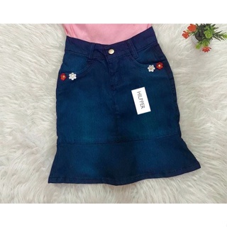 Saia Jeans infantil Moda Infantil Feminina em Oferta na Shopee