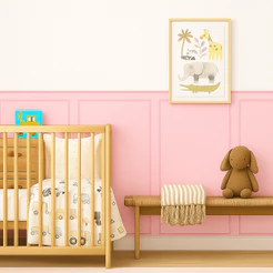 Adesivo Painel Decorativo Meia Parede Infantil Boiserie Quarto - 10 Unidades
