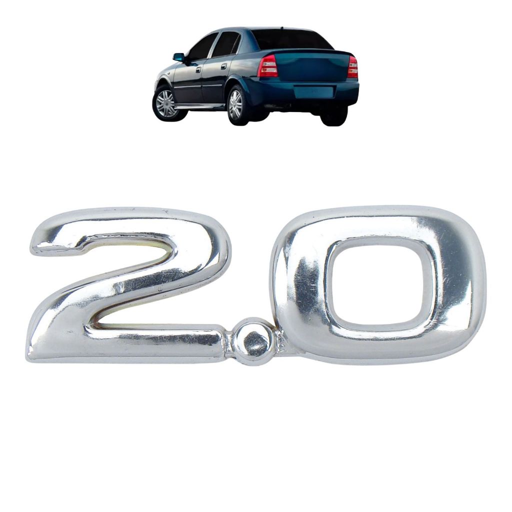 Emblema Letreiro 2.0 Astra 2005 a 2011 Cromado