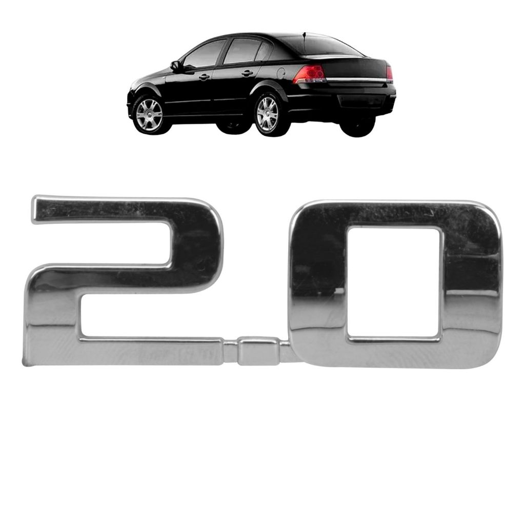 Emblema Letreiro 2.0 Vectra 2006 a 2011 Cromado