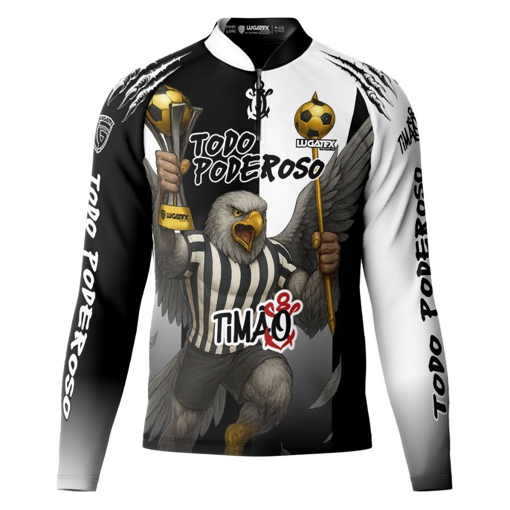 Camisa de Time do Timão Com Proteção Solar UV+50