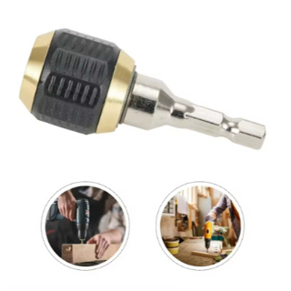 Adaptador Mandril Rápido 1/4" com Haste Hexagonal 60mm – Encaixe 6,35mm para Furadeira em Oferta na Shopee