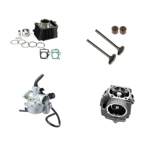 Kit Motor Cabeçote 90cc Carburador Valvulas Bull Krc 50 Lx