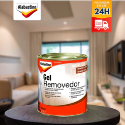 Removedor Gel para tintas vernizes e texturas para superfícies de madeiras e metais 750g Alabastine
