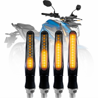 Kit 4 Pisca Seta Led Palito Sequencial Esportivo Hornet Fazer Cb300 Xj6 Xre300 Cg Titan Fan Bros Factor em Oferta na Shopee