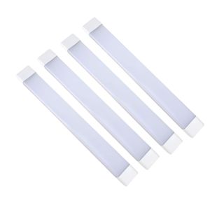 Kit 4un Luminaria slim Led 80w 120cm Linear com calha sobrepor 6500K Branco Frio 110v/220v em Oferta na Shopee