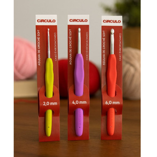 Agulha de Crochê Soft Círculo Ergonômica – Conforto, Precisão e Durabilidade em Oferta na Shopee