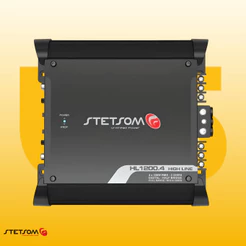 Módulo Amplificador Stetsom High Line Hl1200.4 4 Canais 2 Ohms