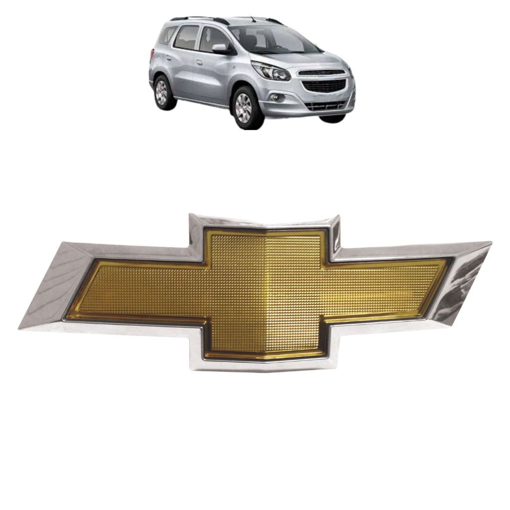 Emblema Gravata Grade da Spin 2013 a 2018 cor Dourado ou Preto