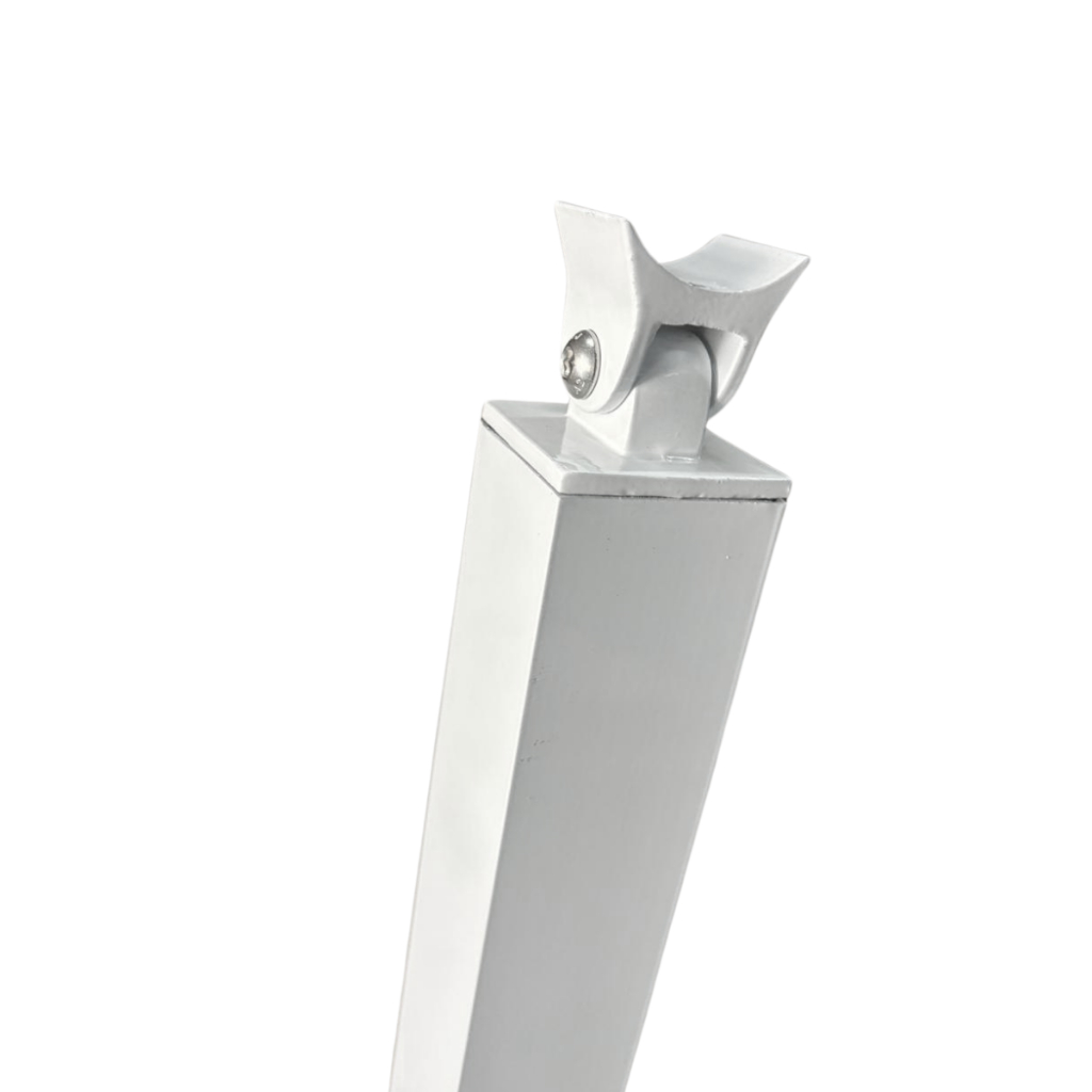 Torre Coluna De Aluminio Corrimão Guarda Corpo Escada/parede 1mt Estrutura Reforçada