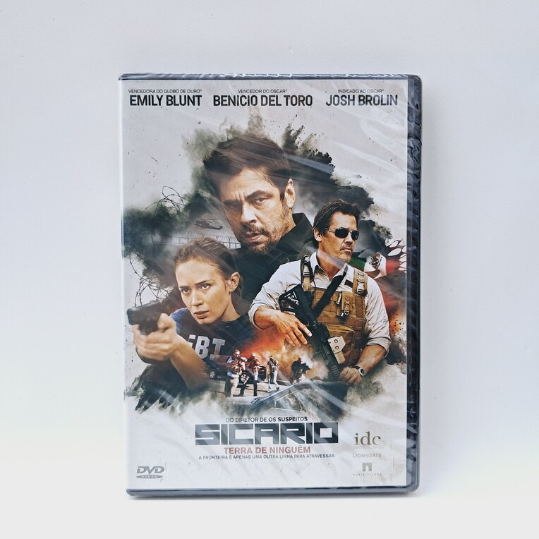 Sicário - Terra De Ninguém Dvd Lacrado E Original