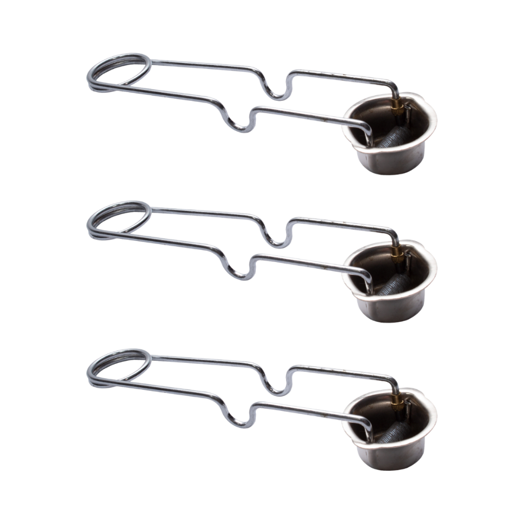 Kit 3 Pcs Acendedor Centelhador Para Maçarico Tipo Concha