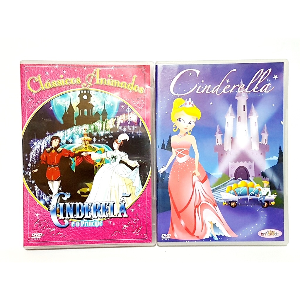 CINDERELA + CINDERELA E O PRINCIPE KIT 2 DVDS ORIGINAIS USADO