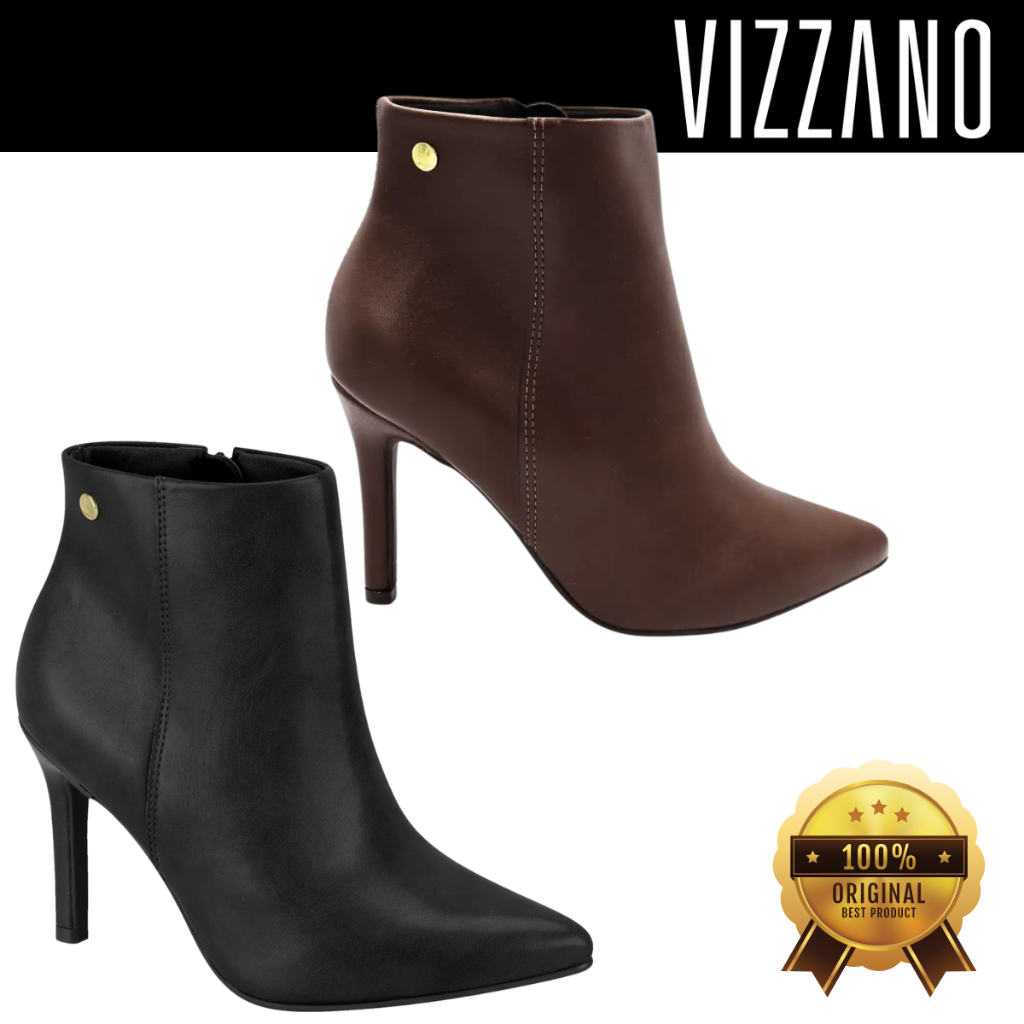 Bota Cano Curto Vizzano Preto - Comprar com Melhor Preço em Botas