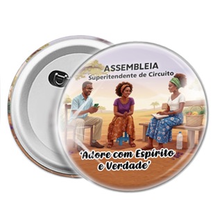 5 a 25 botons personalizado para a Assembleia de Circuito JW | Superitendente de Circuito pronta entrega em Oferta na Shopee
