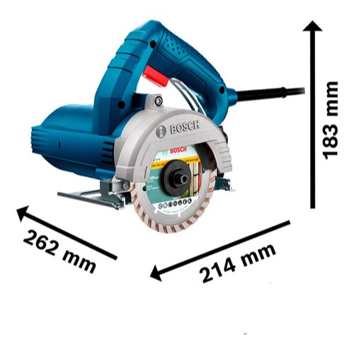 Detalhes do Kit Serra Mármore GDC 150 Bosch 220V + Disco 12 Dentes Para Madeira