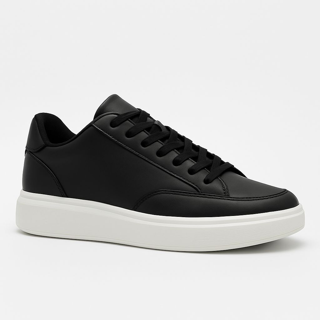 tenis casual sapatenis masculino sola reta alta