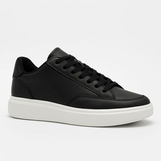 tenis casual sapatenis masculino sola reta alta