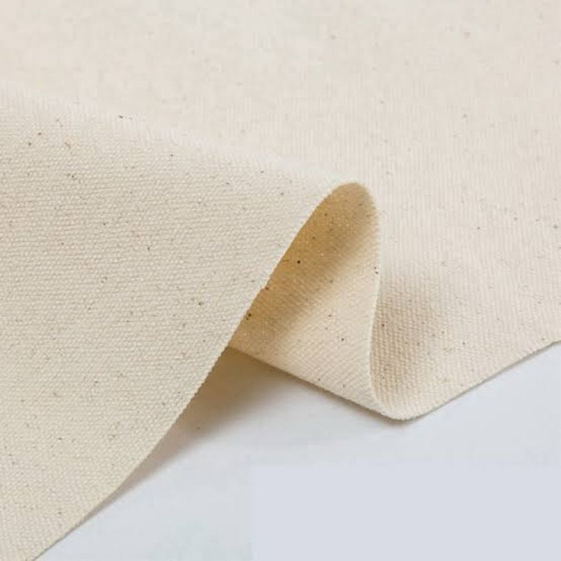 Tecido Algodão Cru 2,50m - Ideal para Ecobags Sacolas Pinturas Bordados Artesanatos  145 gr/m² em Oferta na Shopee