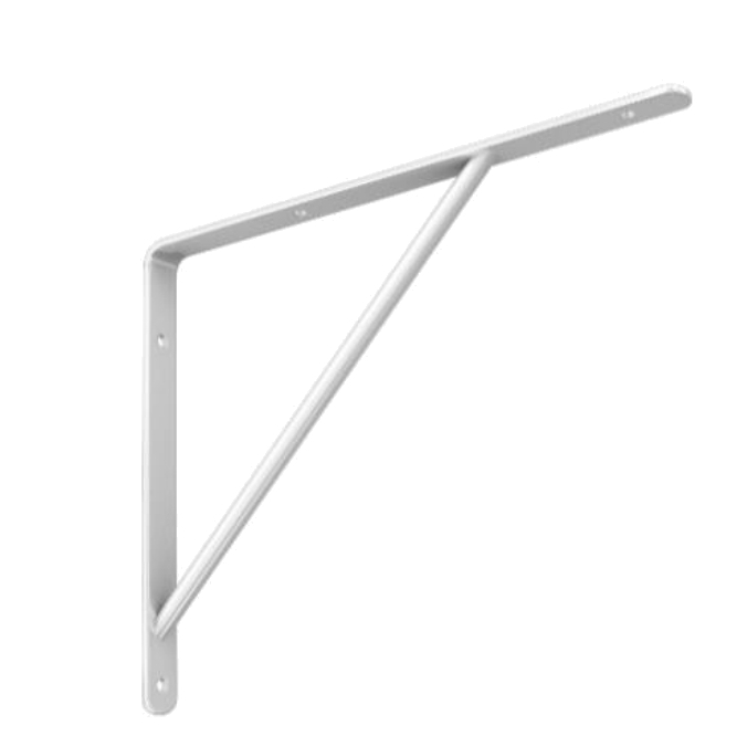 Cantoneira para Prateleira de Metal Leve Branco 25cm 1 unidade