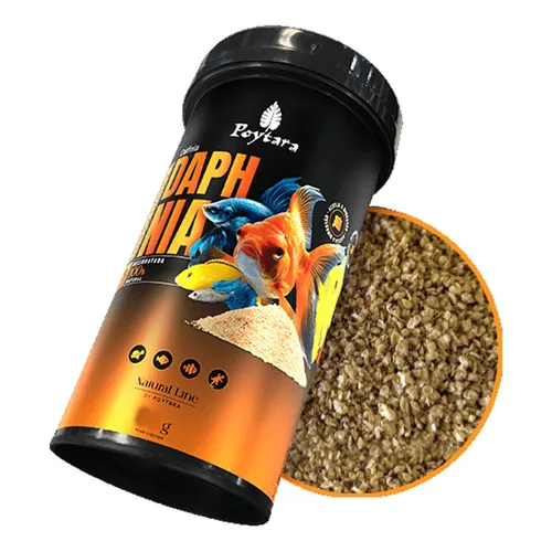 Ração Poytara Natural Line Daphnia Dafnia 10g Peixes Aquario