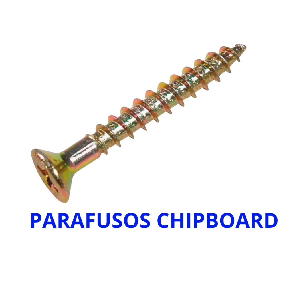 Parafuso Chipboard para MDF e Madeira Kit com 100 Unidades Diversas Medidas Phillips — imagem 2 de 2