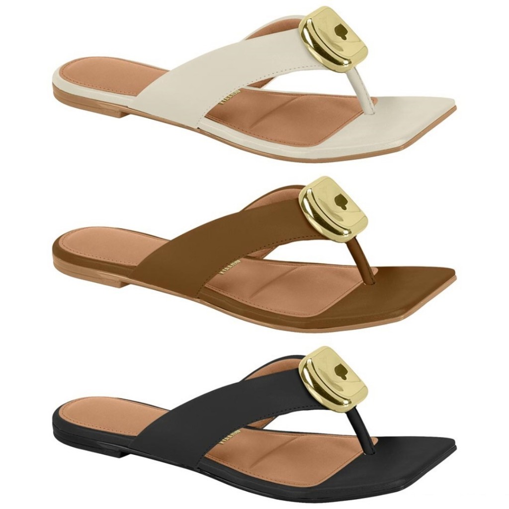 Tamanco Vizzano Feminino Rasteira Bico Quadrado 6513.217