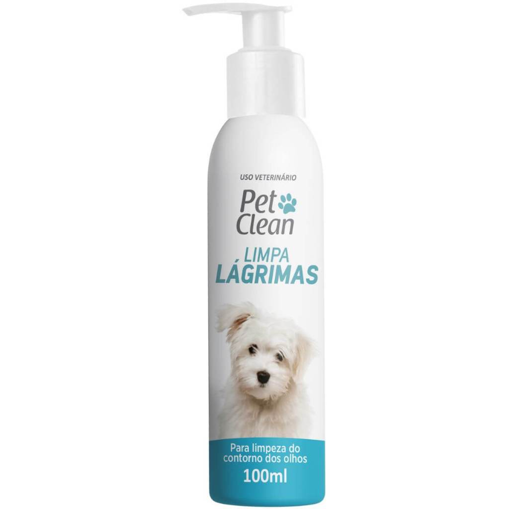 Limpa Lágrimas Limpador De Olhos Cães e Gatos 100ml - Pet Clean