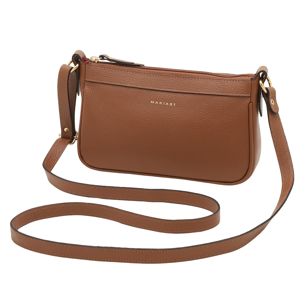 Bolsa Feminina Transversal em Couro Bovino Legítimo Mariart Maragogi