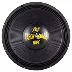 Alto Falante Eros 15" Target XBass 5k 2500W RMS 4 Ohms 15 Polegadas Double Magnet Subwoofer Grave