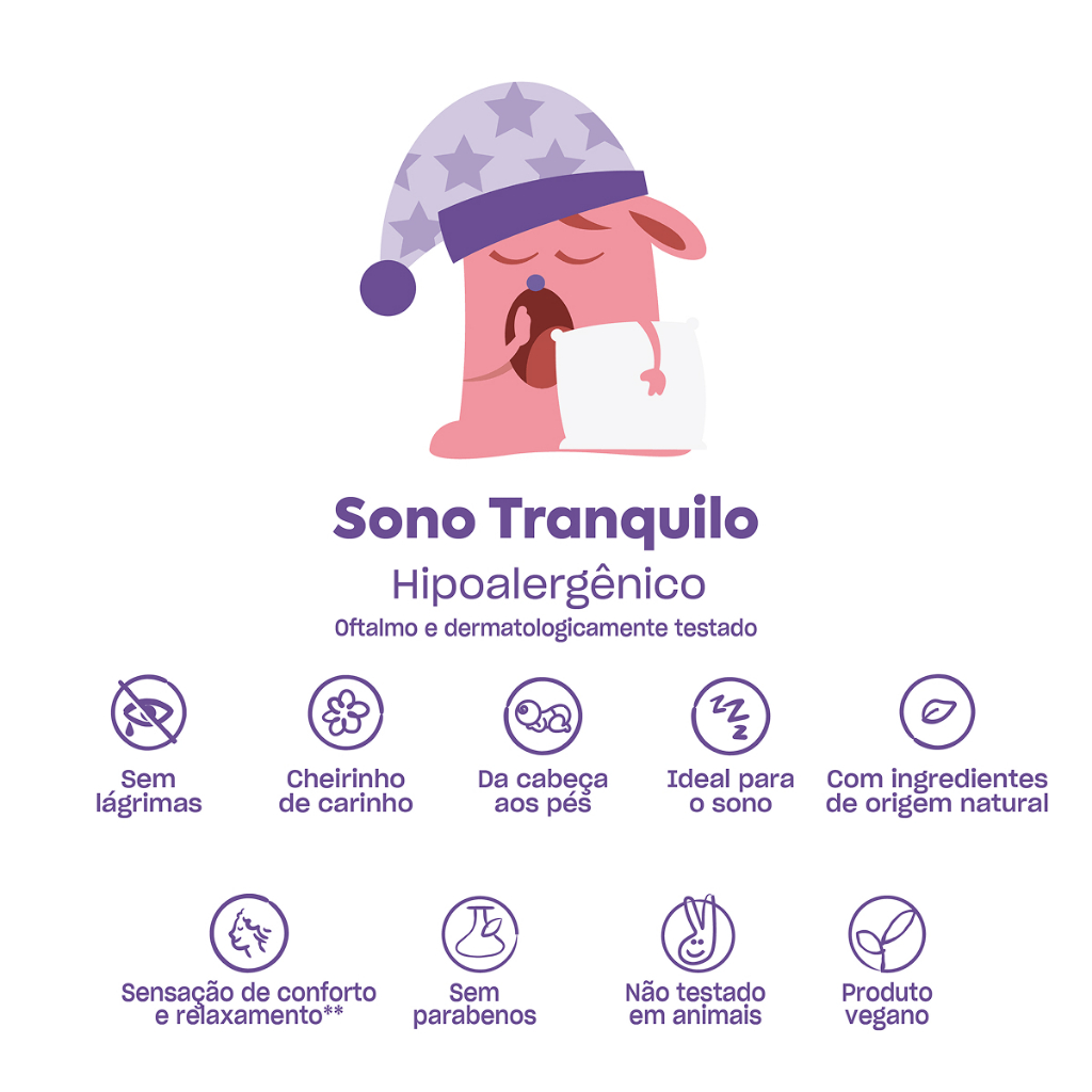 Detalhes do Sabonete Líquido Infantil Baruel Baby Sono Tranquilo Refil Com 380ml
