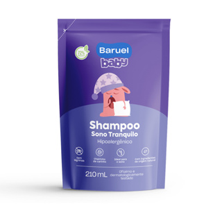 Shampoo Sono Tranquilo Refil Baruel Baby 210ml em Oferta na Shopee