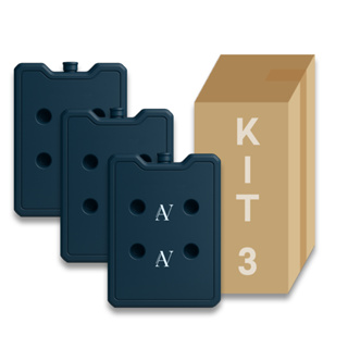 Gelo Artificial Rígido Reutilizável 1000ml 3 Unidades em Oferta na Shopee