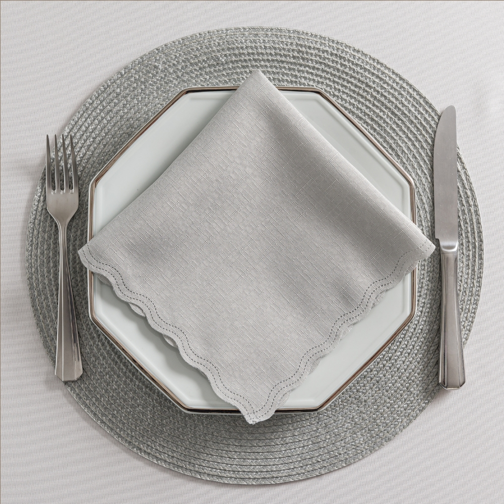 Guardanapo de Linho Sintético Kit 50 Mesa Posta Festa Casamento Buffet Jantar Corte Laser 40X40 em Oferta na Shopee