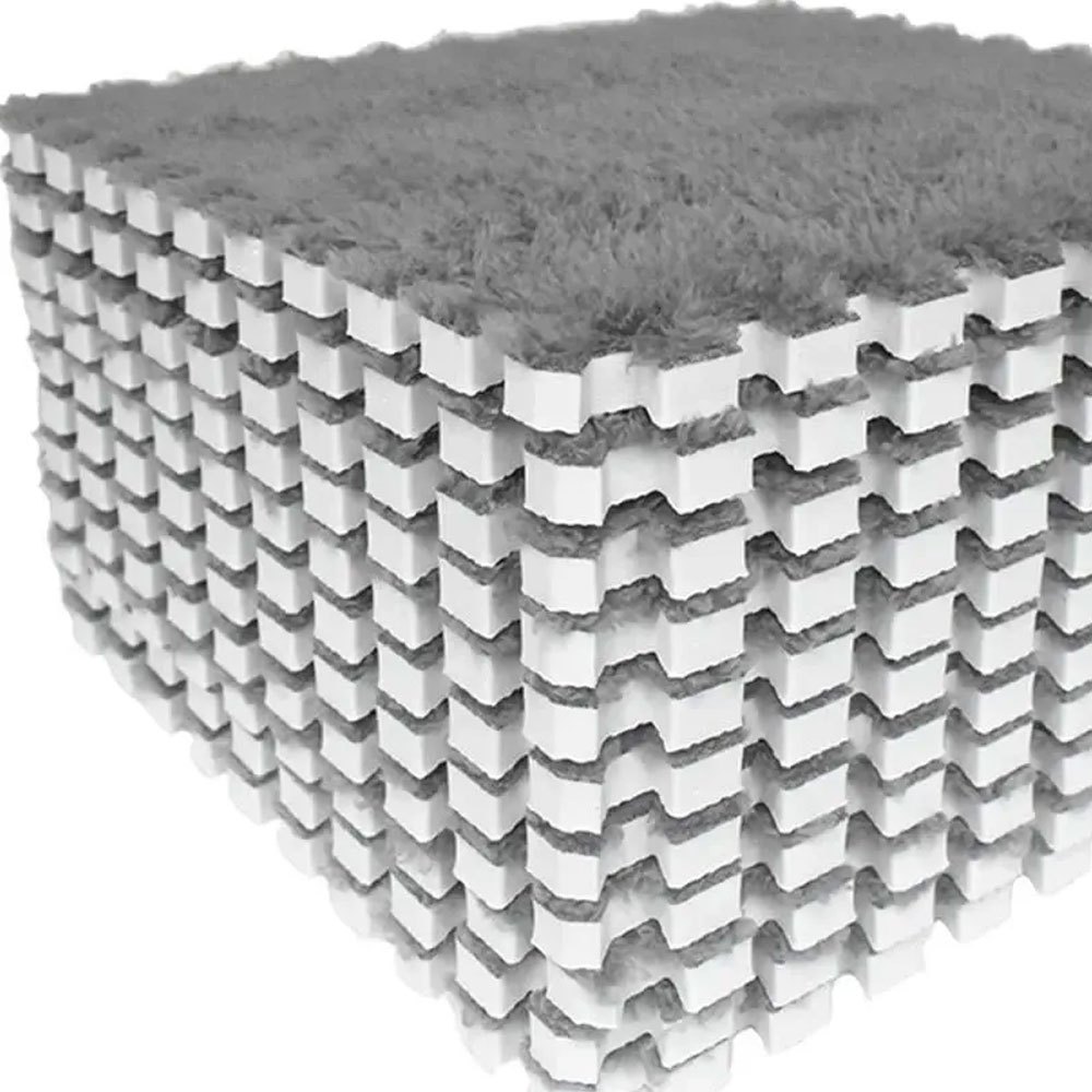 Kit 10 Peças Tapete Eva Decoração Tatame Pelúcia Infantil em Oferta na Shopee