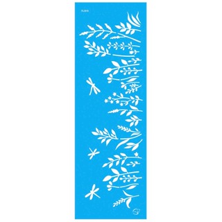 FL3019 - Plantas e Libélulas - 10x30 - Stencil Gatas Arteiras em Oferta na Shopee