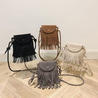 Bolsa Feminina Franja de Ombro e Transversal Boho Chic Camurça Lançamento(9366) em Oferta na Shopee