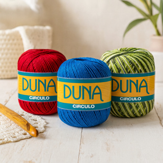 LINHA DUNA CÍRCULO 100 GRAMAS 170 Metro - Fio para crochê e tricô - Linha para peças de vestuário em Oferta na Shopee