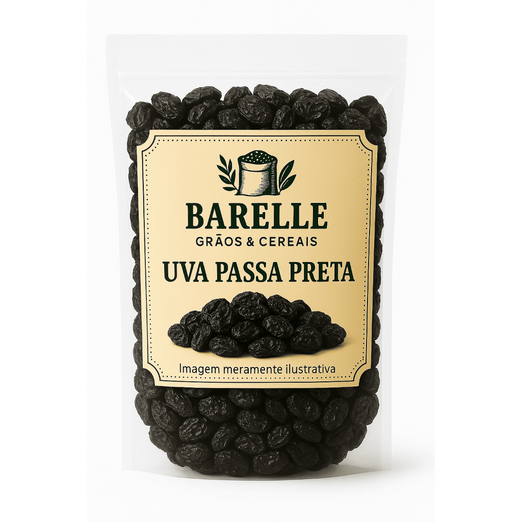 Uva Passa Preta Premium 250g em Oferta na Shopee