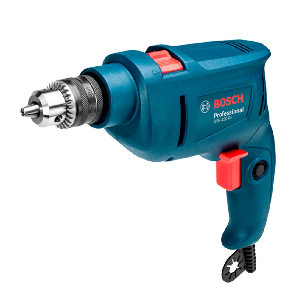 Furadeira Elétrica De Impacto Profissional Bosch GSB 450 RE 450W